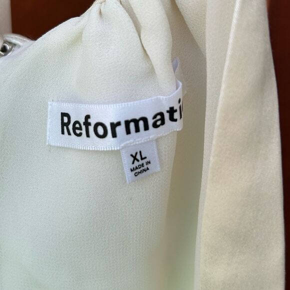 Reformation Corinth Silk Dress size XL NWT - Picture 9 of 11